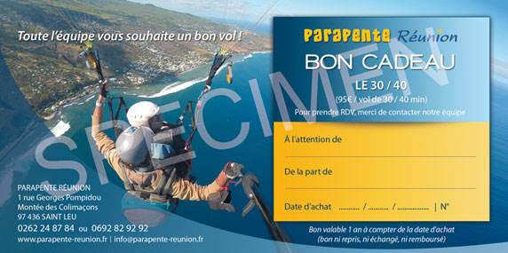 PARAPENTE_REUNION_bon_cadeau_SPECIMEN
